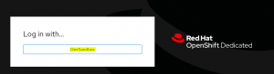 red hat openshift developer sandbox selection